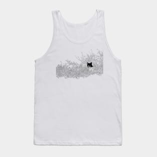 Hidden Black Cat Tank Top